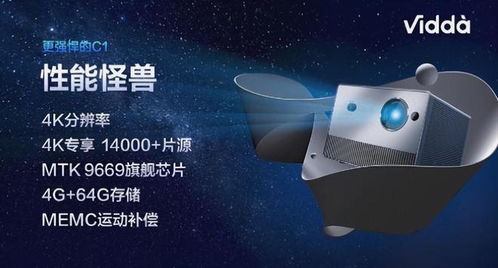Vidda C1 全網(wǎng)質(zhì)價(jià)比之選，健康護(hù)眼真4K投影機(jī)